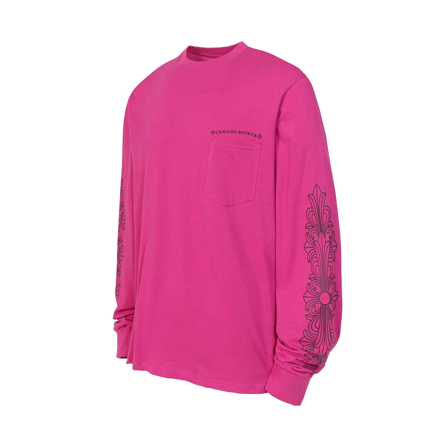 P160 Cross-border model, please do not place an order if you pursue quality. -Chrome Hearts/Chrome Hearts graffiti spoof printed popular long-sleeved T-shirt -High weight, high density and high quality. The wool is soft, delicate and skin-friendly. It feels soft and silky. It has excellent warmth and skin-friendly properties.